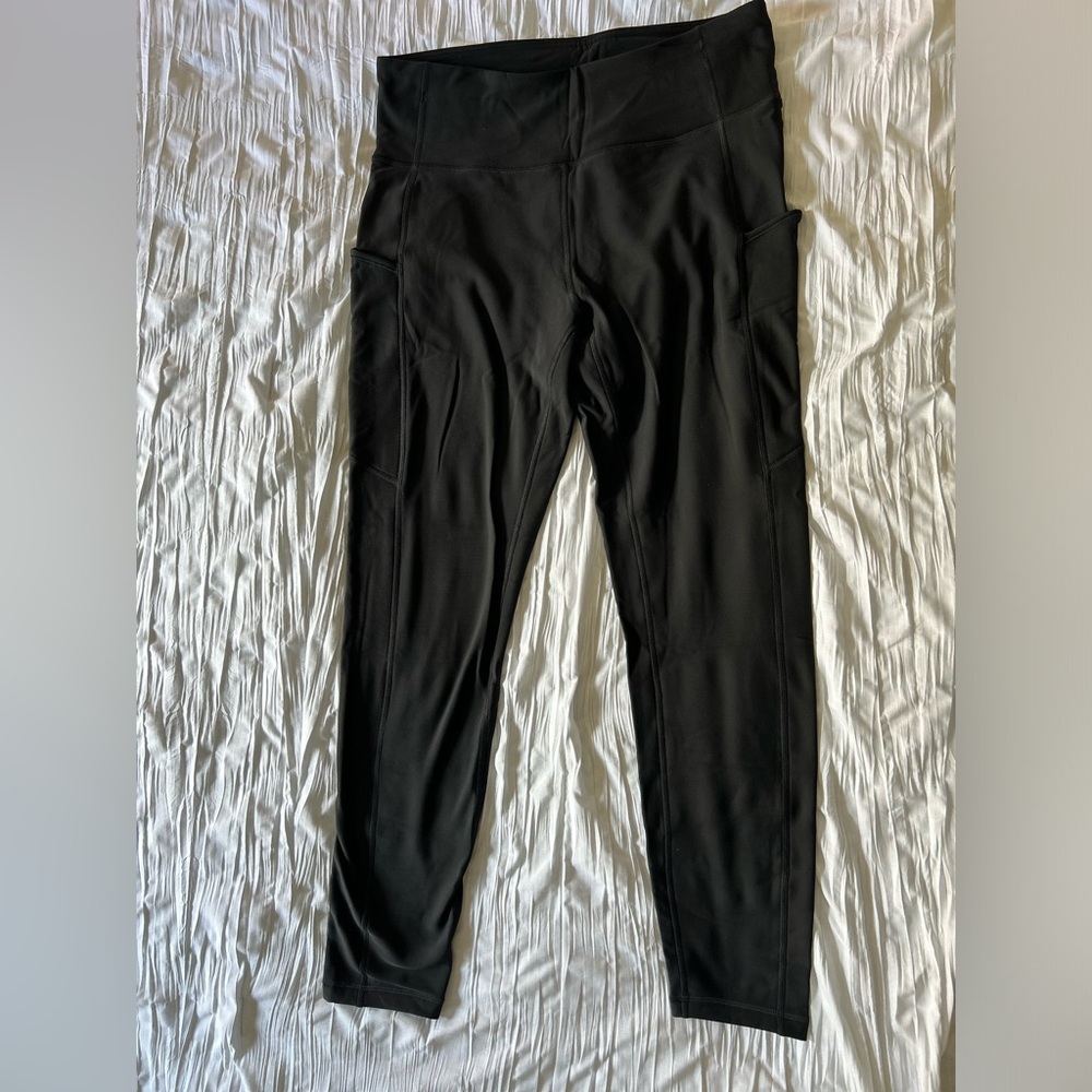 CRZ Yoga Thermal Fleece Lined Leggings Size XL